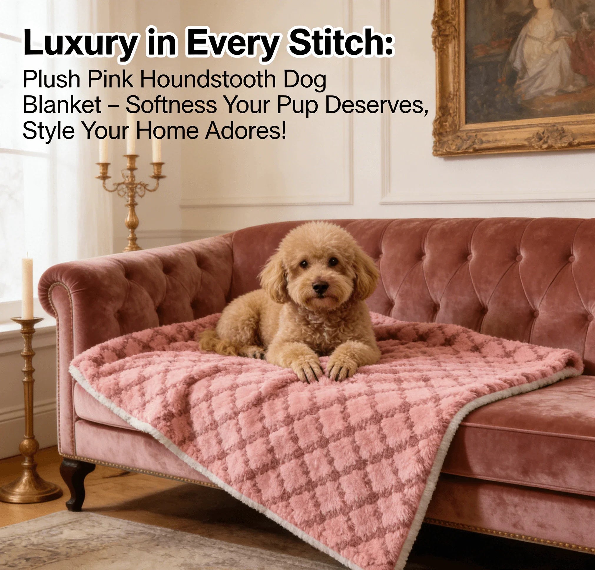 Cozy Pet Mat, Soft Textured Fabric, Multi-Color, Ideal for Dogs & Cats