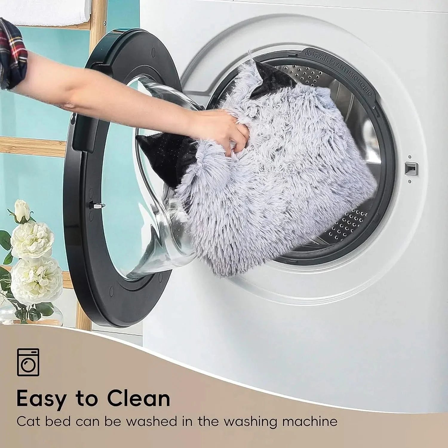 Extra Large Plush Cat Tunnel Bed: 4-Way Tunnels, Multi-Cat Cave